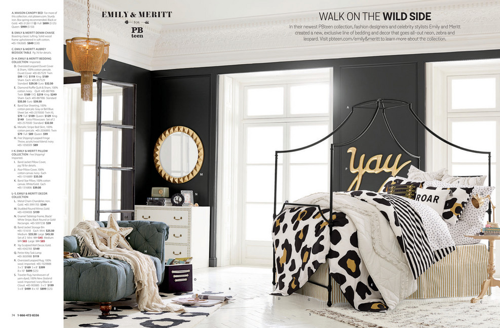 Pottery Barn Teen Emily & Meritt Black Studs s-l400.jpg main image 3