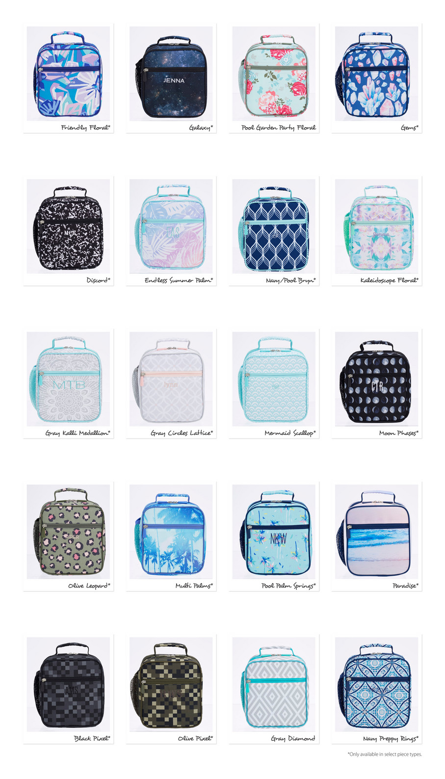 Gear-Up Pink/Purple Marble Lunch Boxes