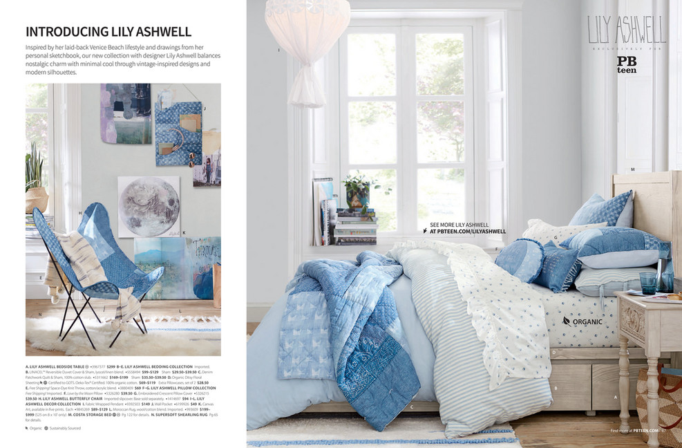 Tenture Patchwork En Jean Pottery Barn Teen 48x60 Pouces - Neuf - Style Bohème