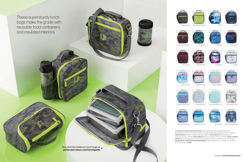 Gear-Up Pixel Neon Lunch Boxes