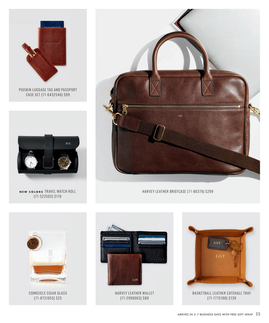 Harvey Leather Briefcase