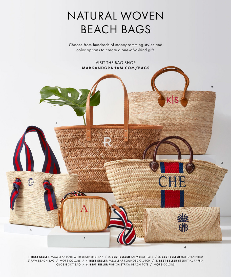 Ribbon Straw Beach Tote