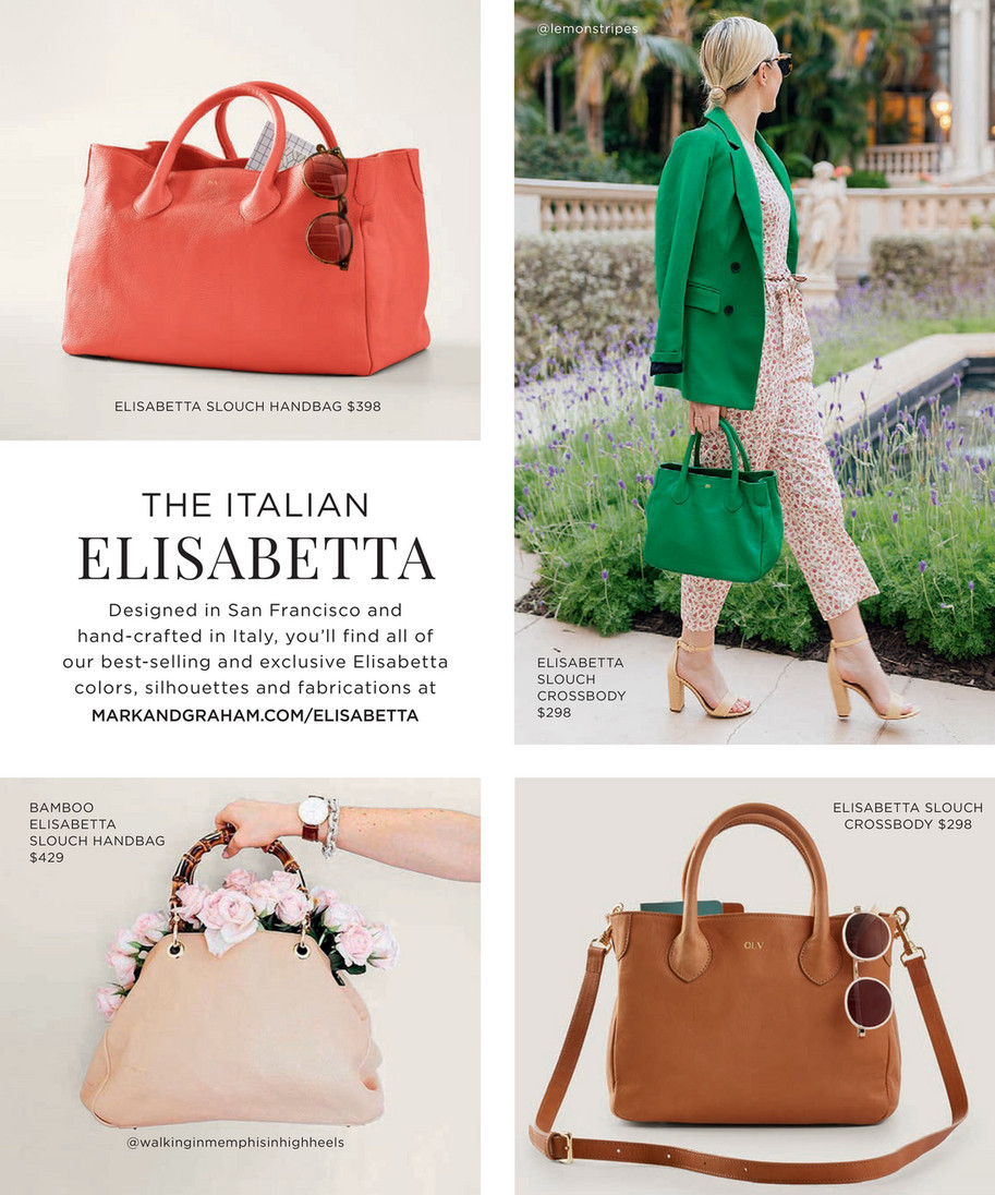 Mark and Graham - Summer 2019 - Elisabetta Slouch Crossbody, Alce Leather,  Kelly Green