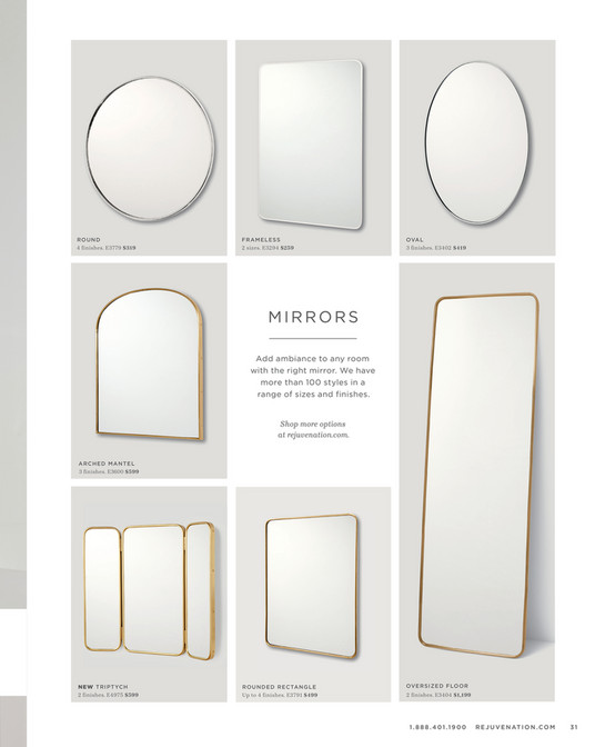 Oversized Metal Framed Floor Mirror