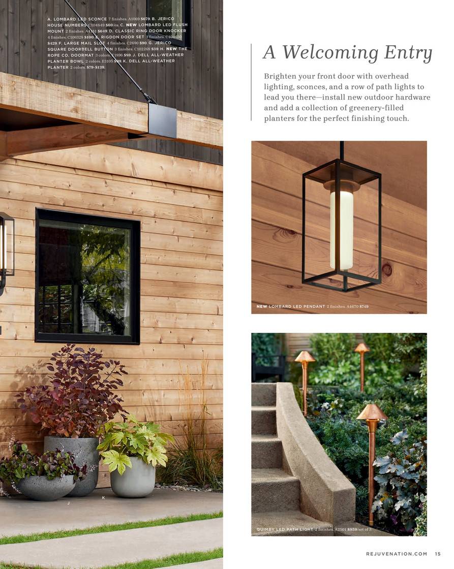 Rejuvenation exterior store lighting