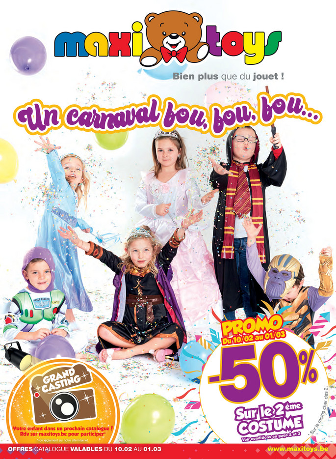 Folder Maxi Toys du 10/02/2020 au 01/03/2020 - Carnaval