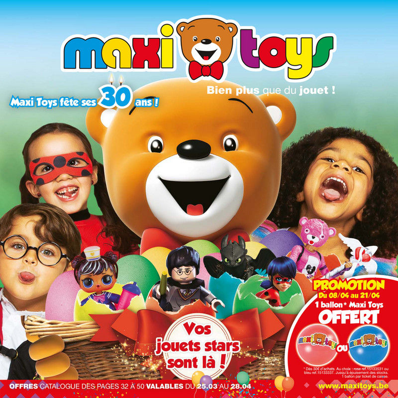 Folder Maxi Toys du 25/03/2019 au 28/04/2019 - Jouets stars