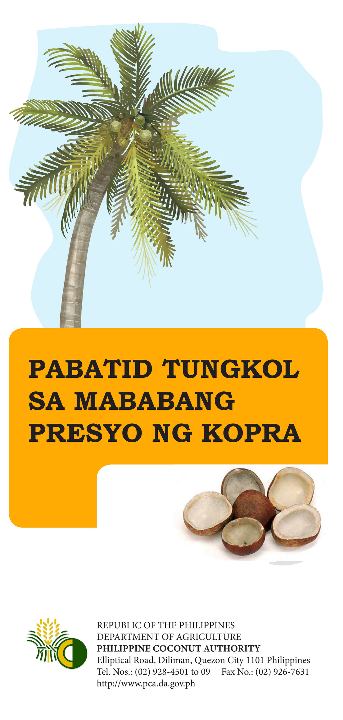 Philippine Coconut Authority Copra Price FAQ (Tagalog) Page 1