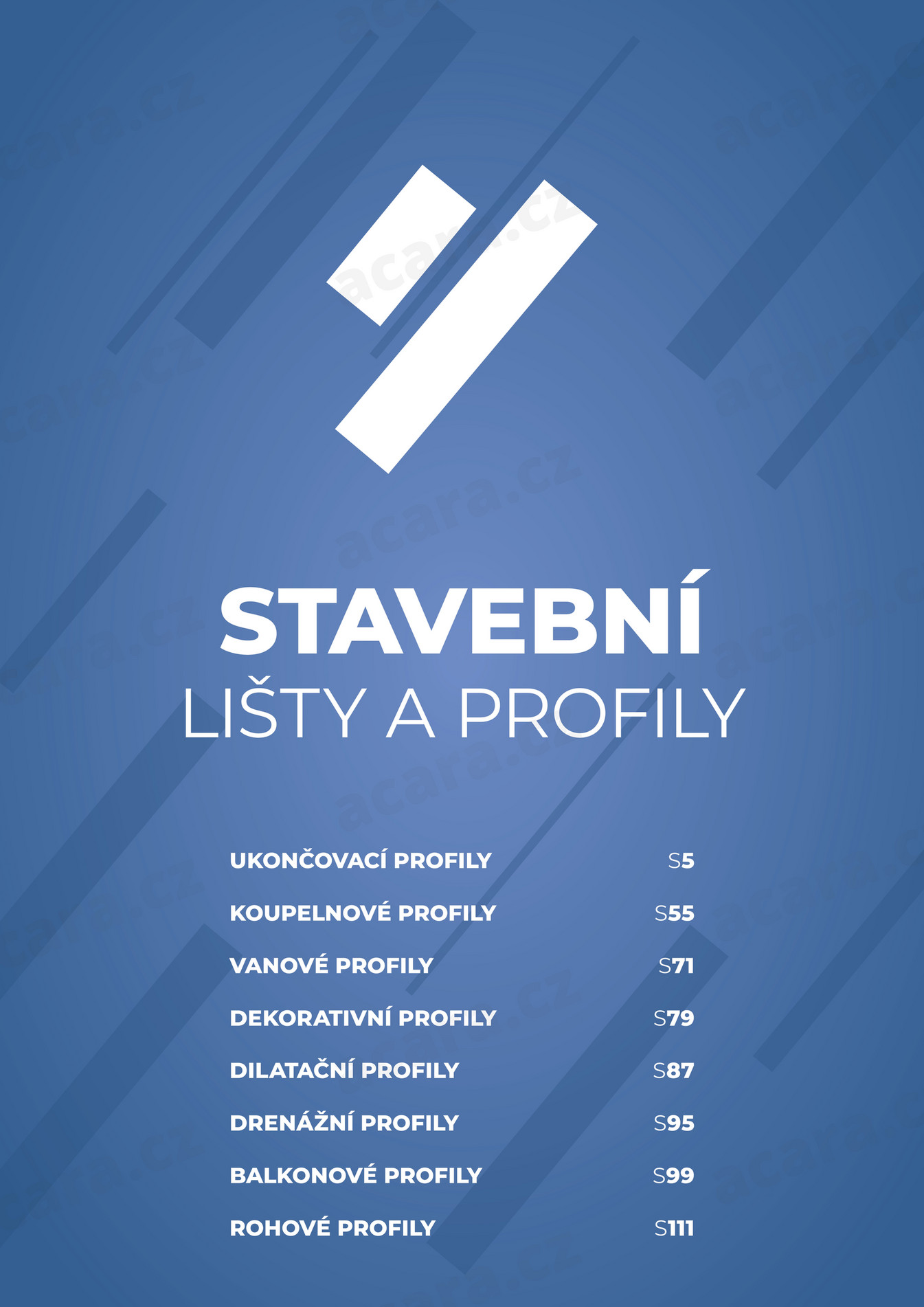 Stavebn profily a li ty acara praha stana 8 9