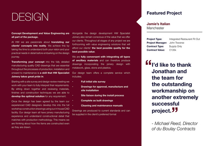 Phelan Construction - HW Joinery Brochure VG Front Cover - Page 2-3 ...
