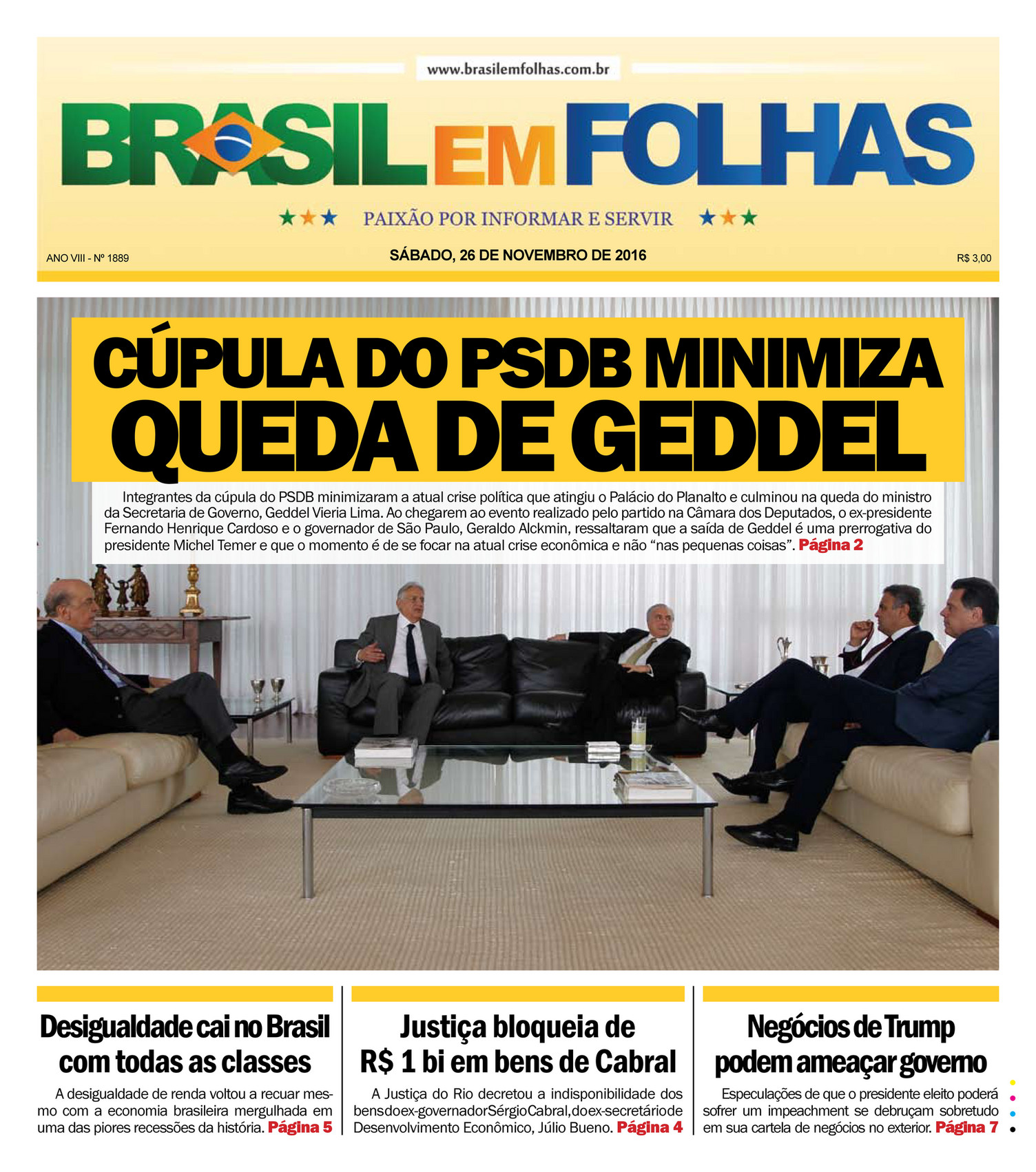 Brasil em Folhas 20161126 Página 1 Created with