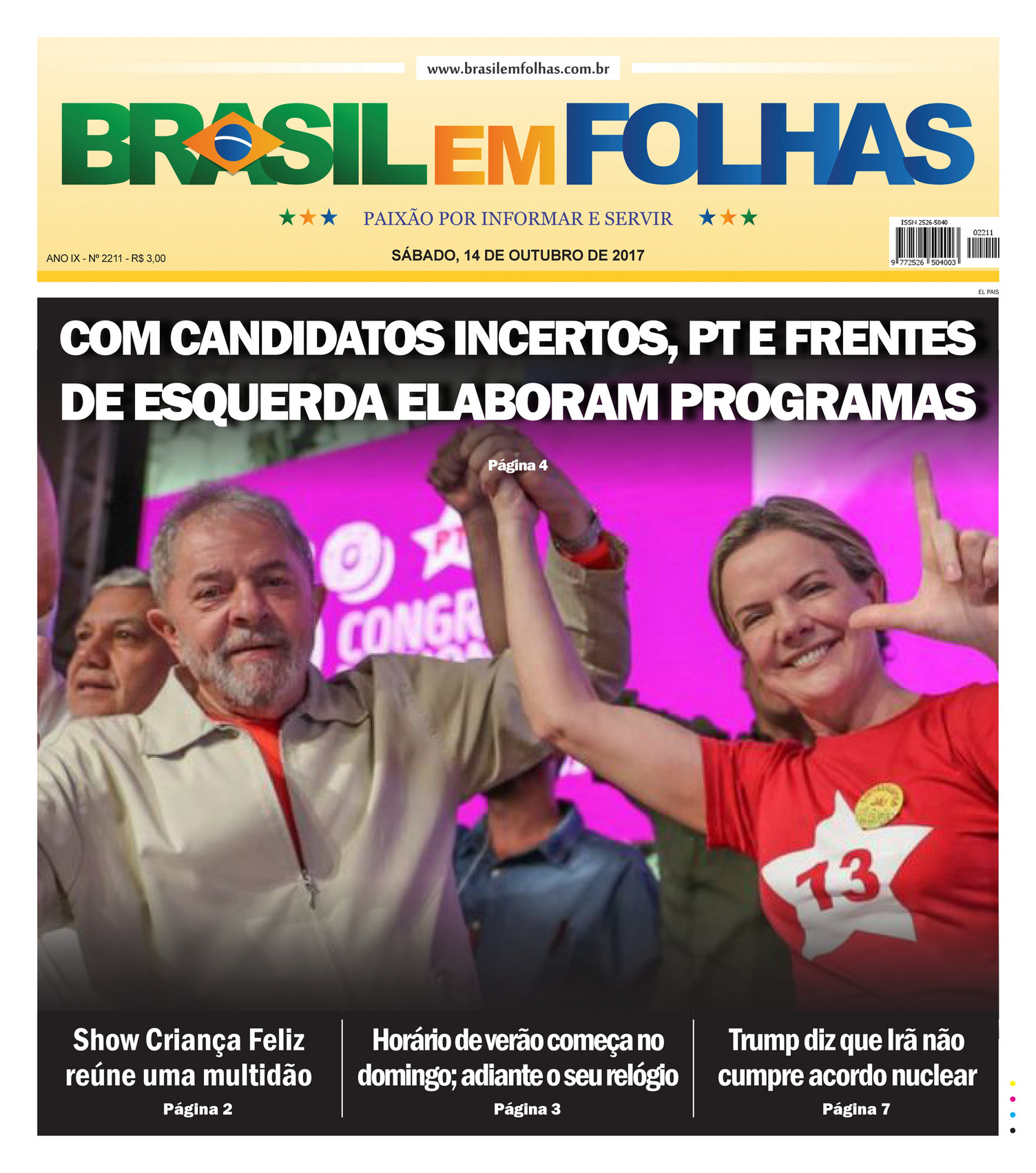 Brasil em Folhas 20171014 Página 1 Created with