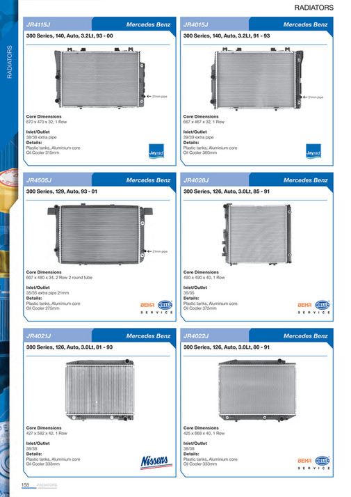 Az93 Radiators Cooldrive - 2014 Engine Cooling Catalogue - Page 158-159 - Created with ...