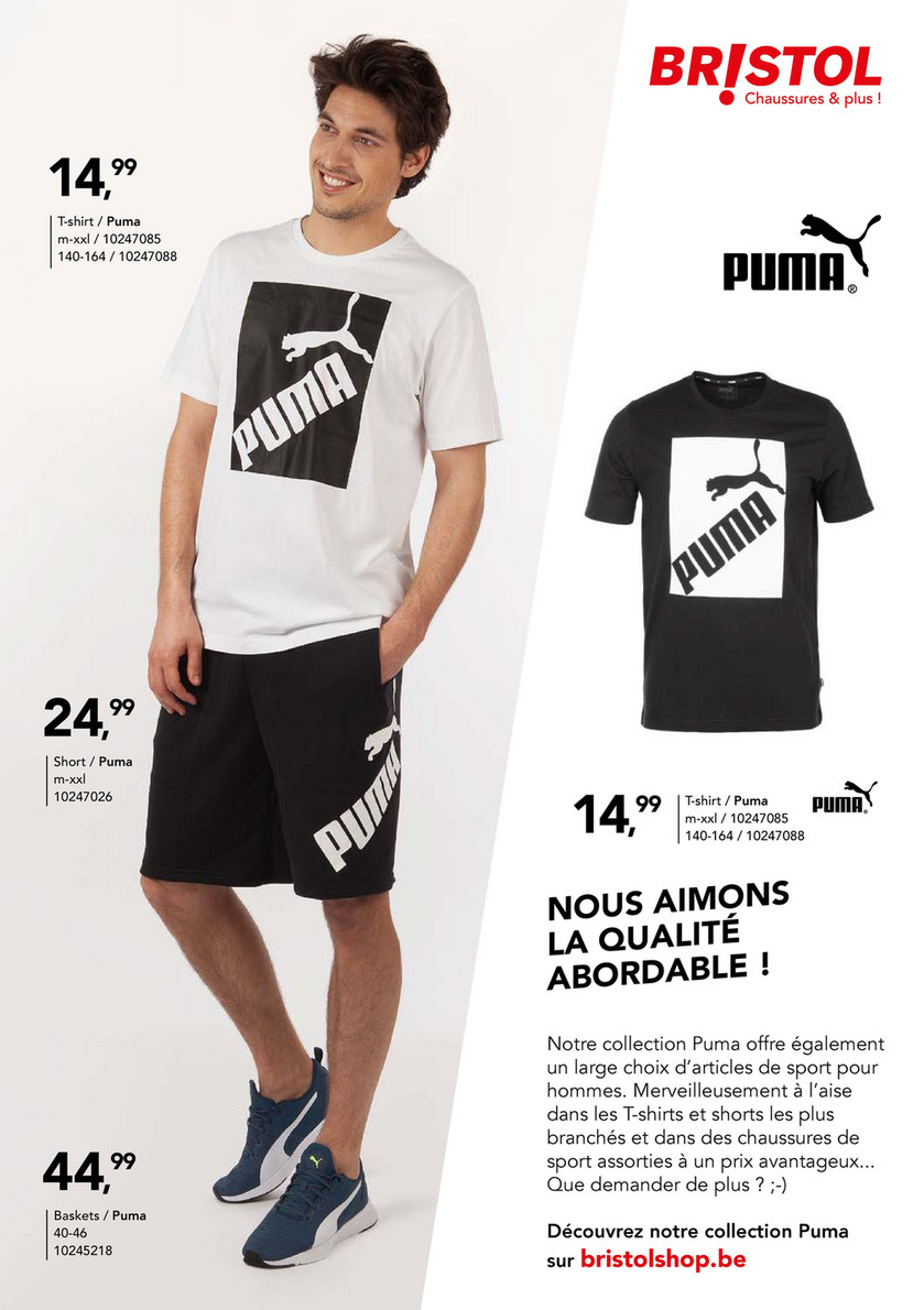 tee shirt puma XXL