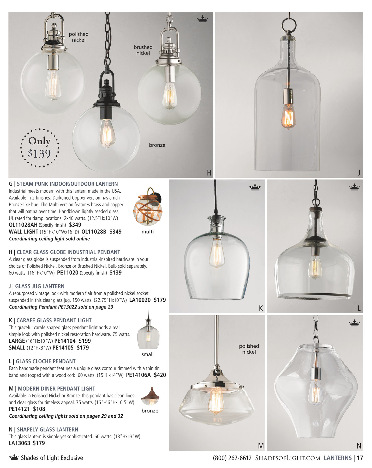Shades Of Light Modern Eclectic 2018 Crafted Glassware