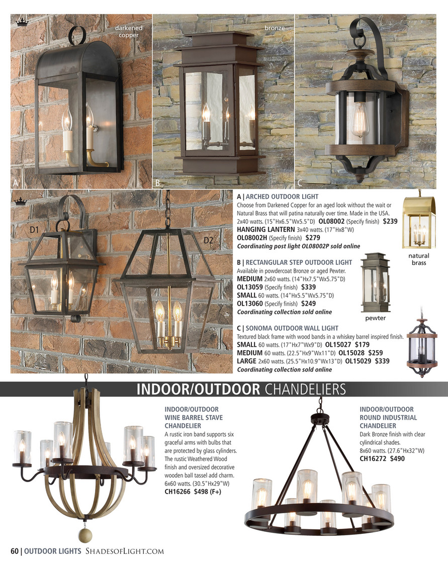 outdoor modern farmhouse lighting