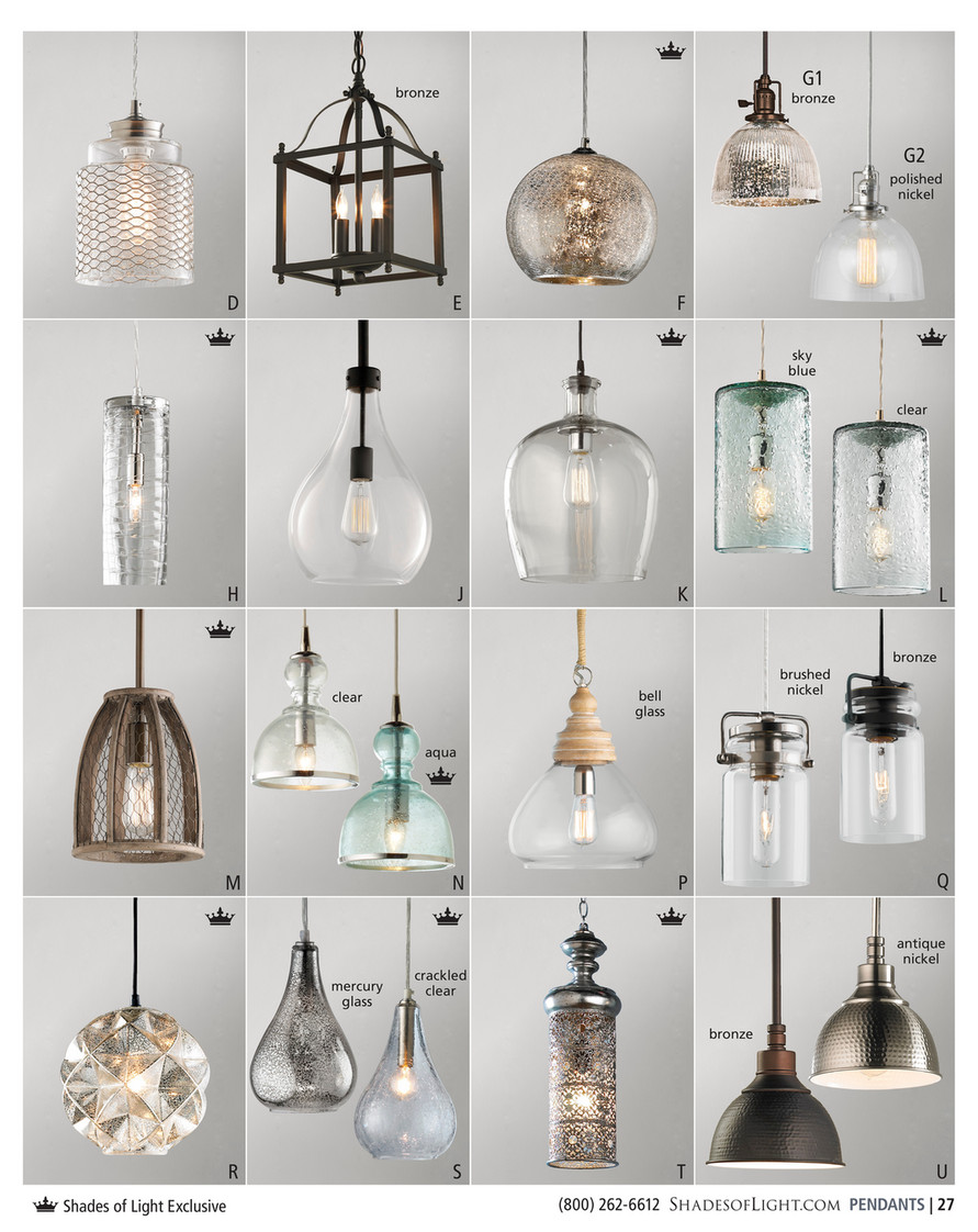 modern mason jar pendant light