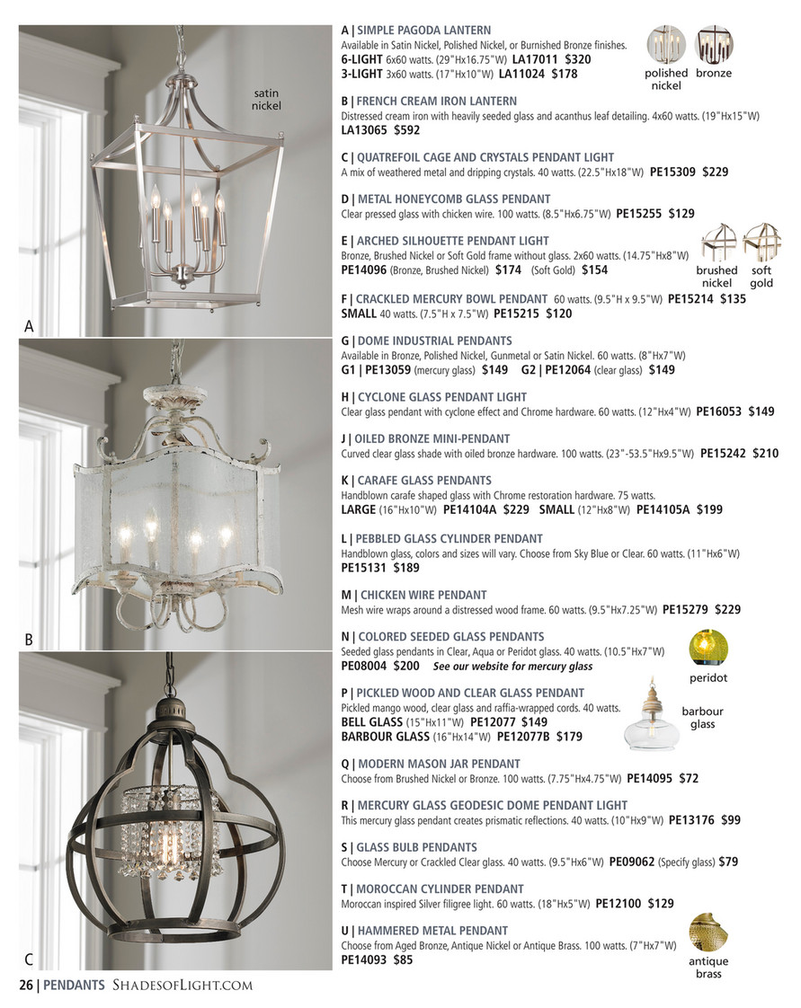 modern mason jar pendant light