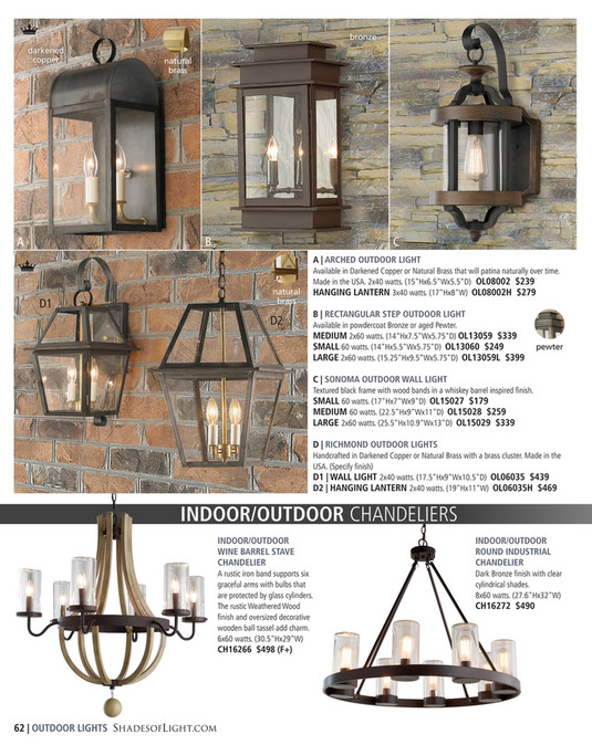 Nostalgic Arched Carriage Outdoor Light, Industrial Exterior Lighting Fixtures Pdf