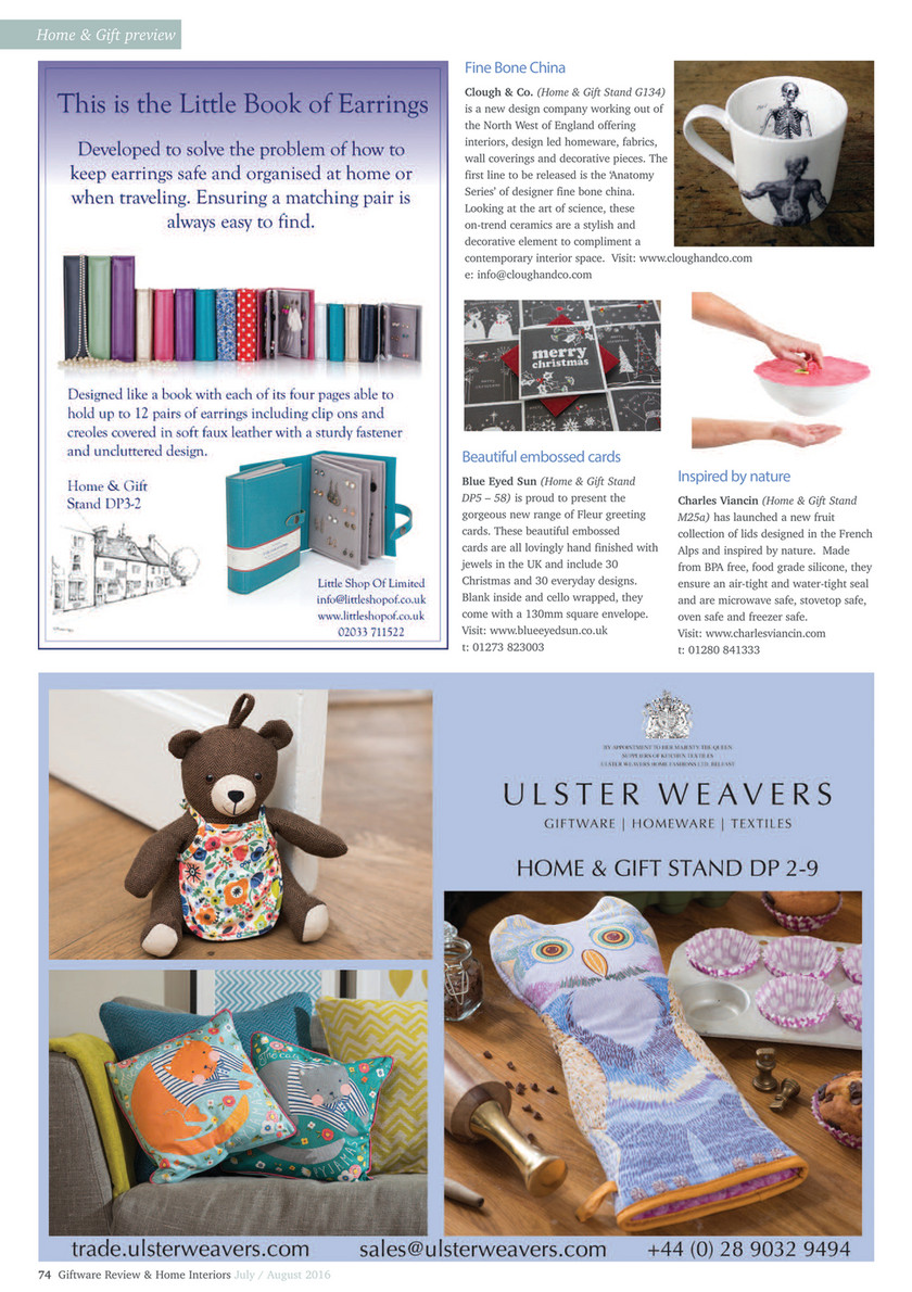 Detailextra Ltd Giftware Review July August 2016 Page 74 75