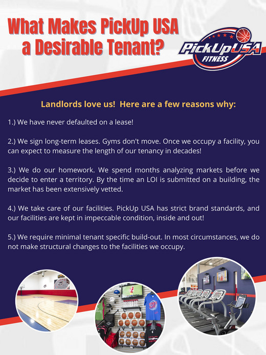 PickUp USA Franchise Company Landlord Information eBrochure Page 3 PickUp USA Franchise Company Landlord Information eBrochure Page 3