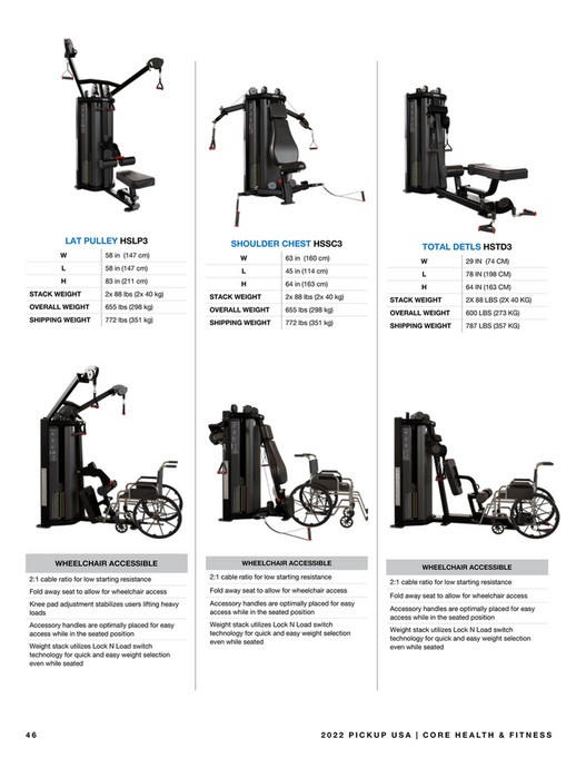 PickUp USA Franchise Company Core Health & Fitness Brochure Page 46