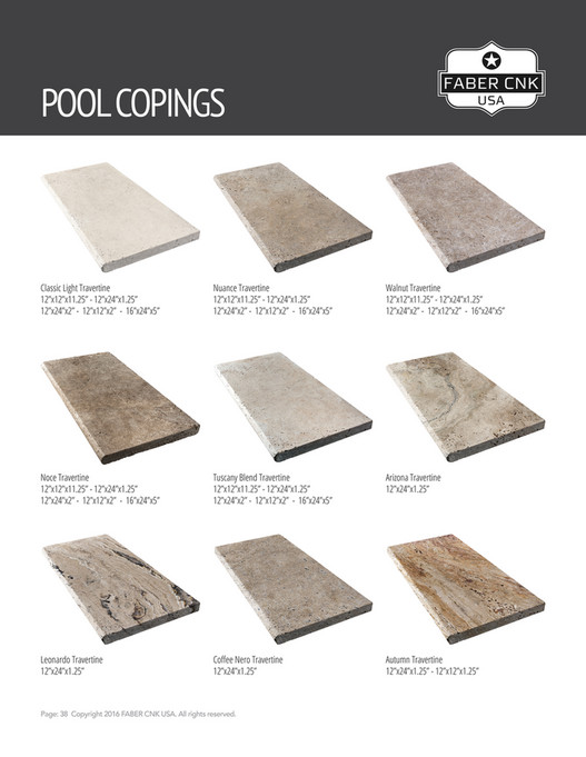 Faber Cnk Stone Corp Houston Travertine Tile And Pool Copings Classic Light Travertine 12 X12 X11 25