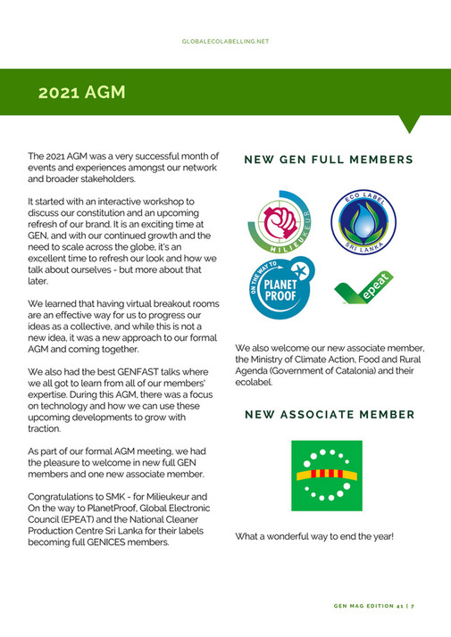 Global Ecolabelling Network Magazine Edition 41 2022 - Page 8-9 ...