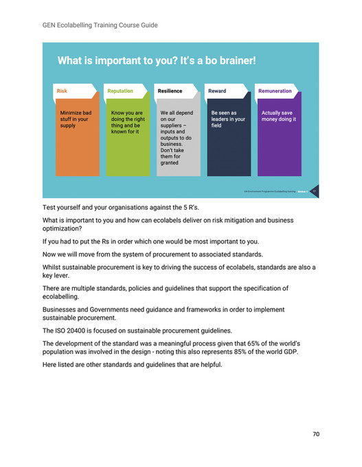 Global Ecolabelling Network - English Course Guide - Page 68-69 ...