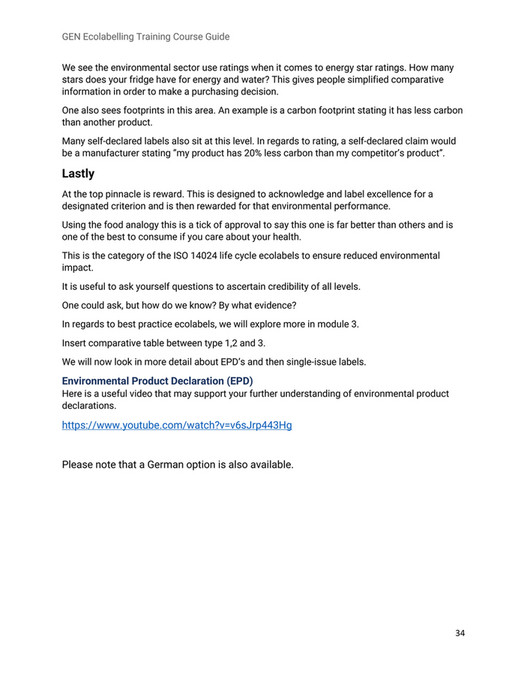 Global Ecolabelling Network - English Course Guide - Page 34-35 ...