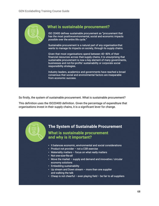 Global Ecolabelling Network - English Course Guide - Page 68-69 ...