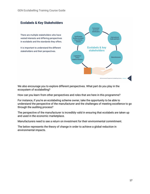 Global Ecolabelling Network - English Course Guide - Page 16-17 ...