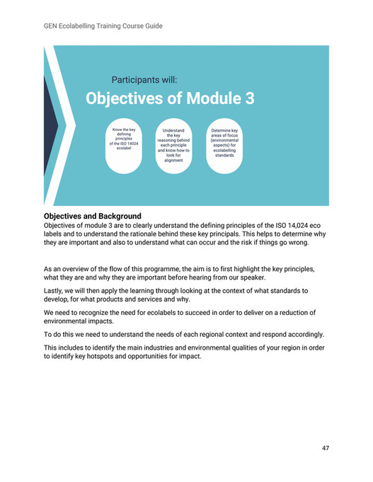 Global Ecolabelling Network - English Course Guide - Page 46-47 ...