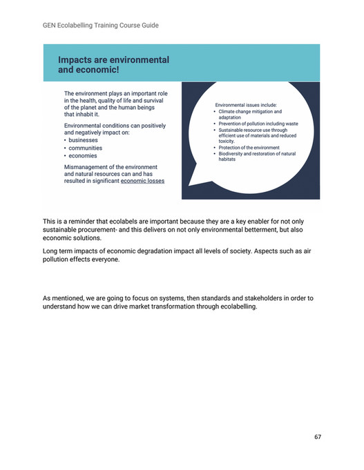 Global Ecolabelling Network - English Course Guide - Page 66-67 ...