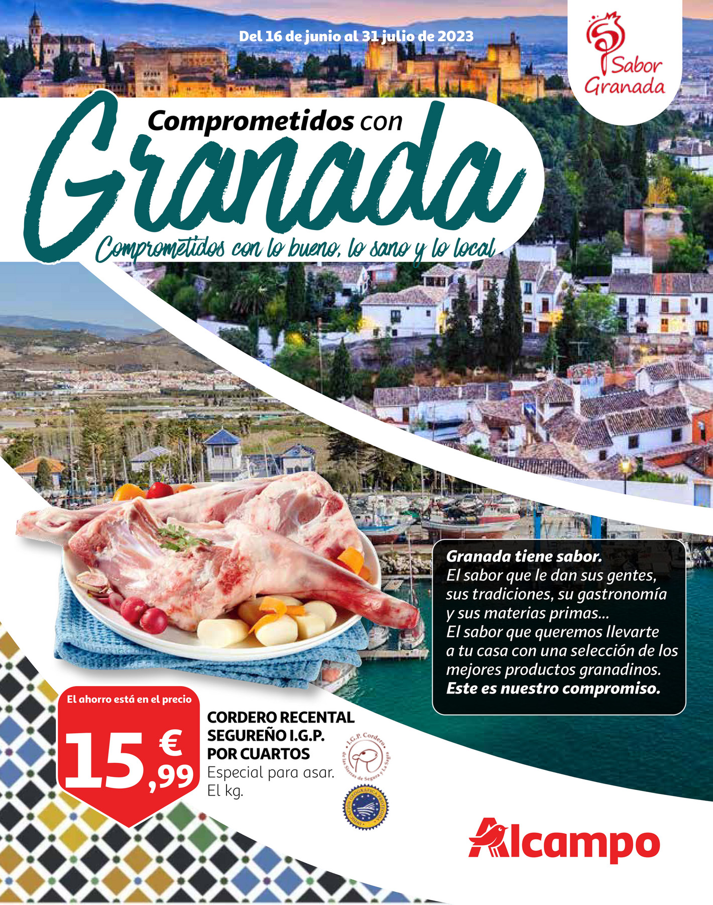 Alcampo Folleto Comprometidos con Granada 2023 Página 1