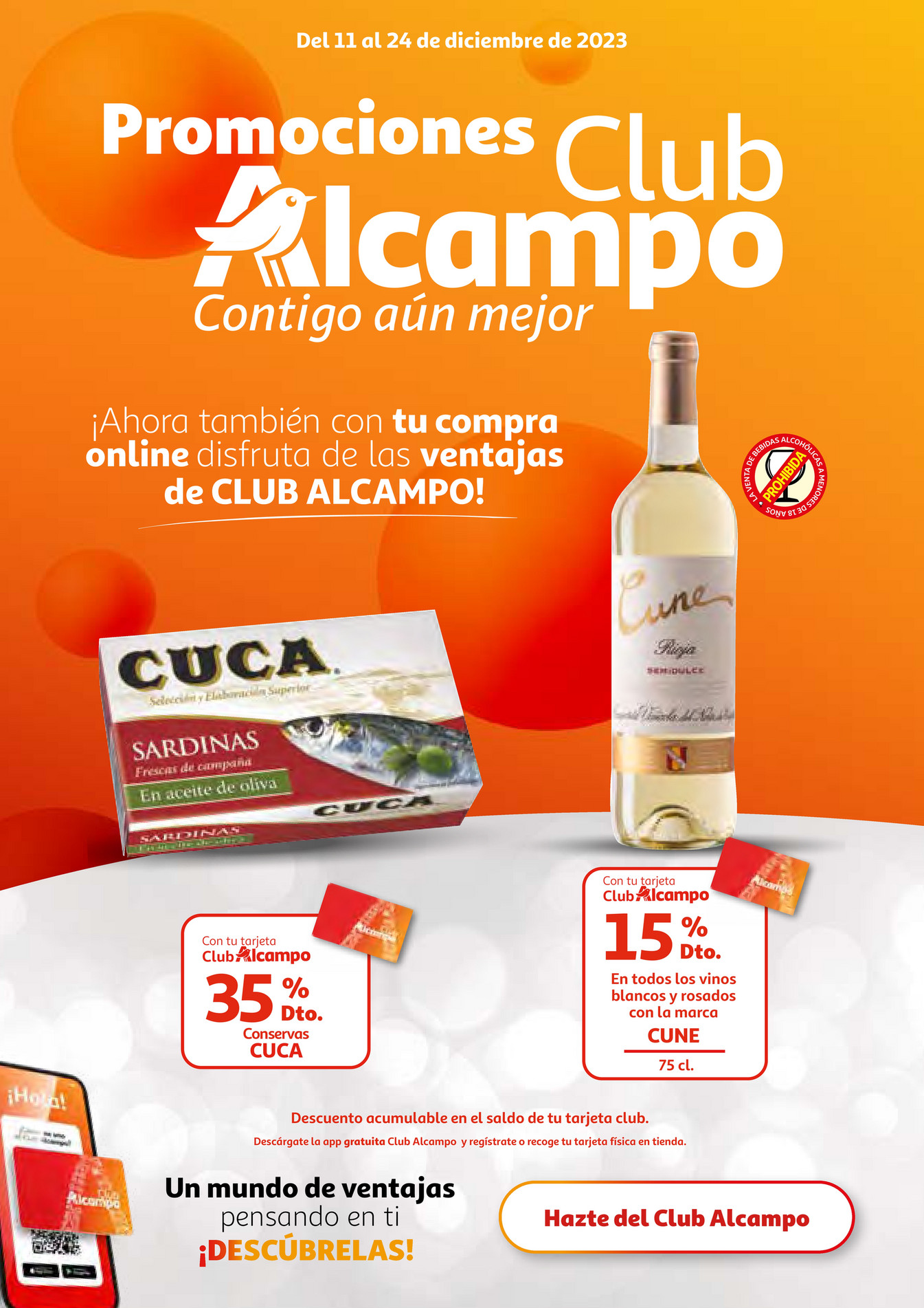 Alcampo Folleto Club Alcampo del 11 al 24 de diciembre de 2023 Página 1