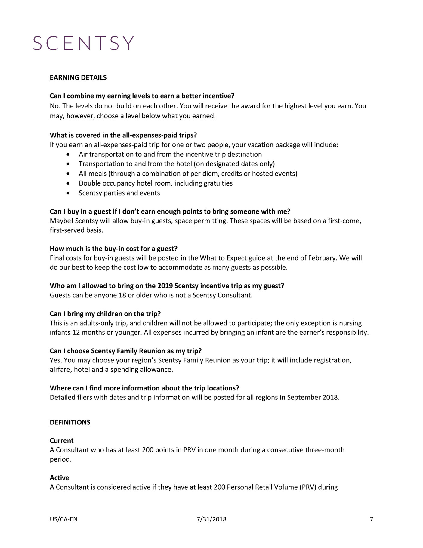 How Much Does Scentsy Family Reunion Cost