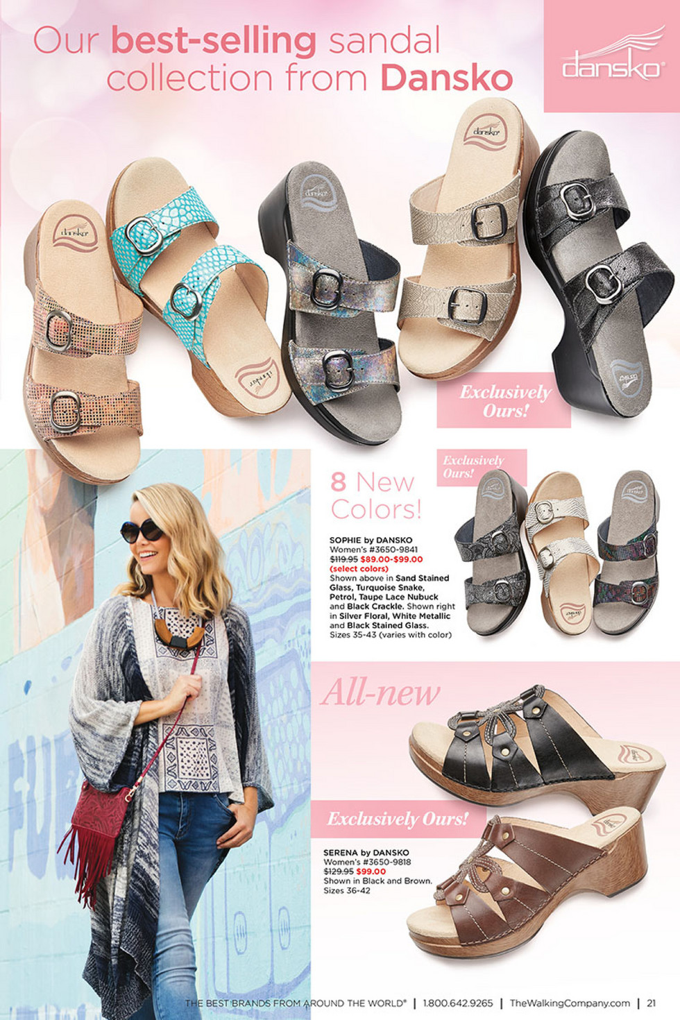 walking company dansko sandals