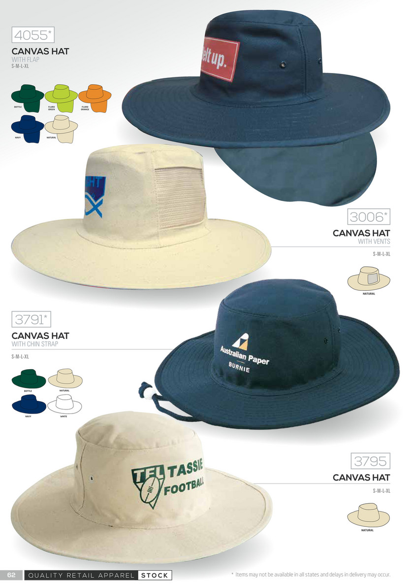 CANVAS HAT - 3791