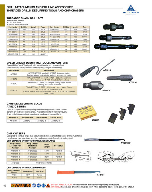 Chip Chaser Shamir Tools - ATI - Page 42-43 - Created with Publitas.com