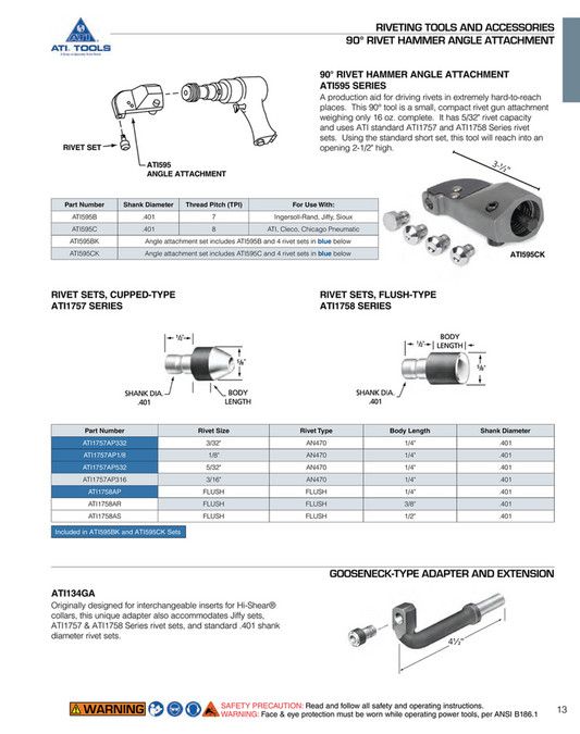 Ati Rivet Kit Shamir Tools - ATI - Page 16-17 - Created with Publitas.com