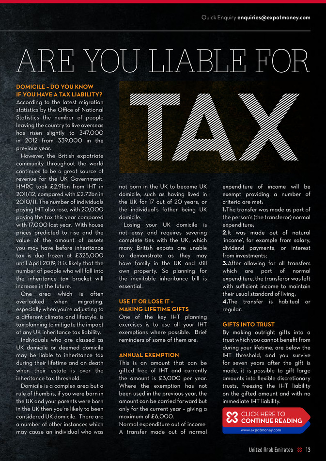 Expatmoney Uk Issue 2 Page 2 Created With Publitas Com