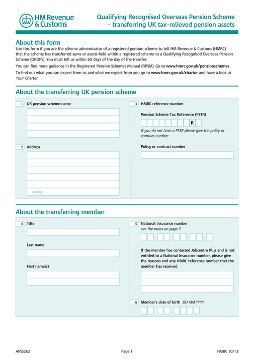 hm revenue and customs forms