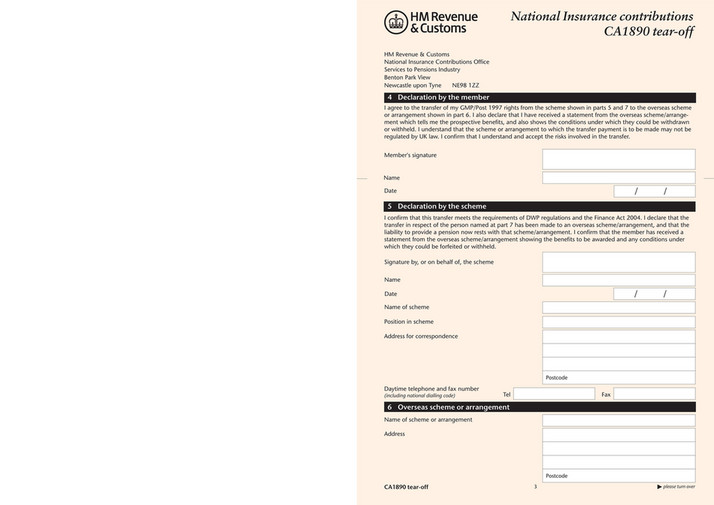 EXPATMONEY - HMRC Forms; APSS262, APSS263 & CA1890 - Page 10-11 ...