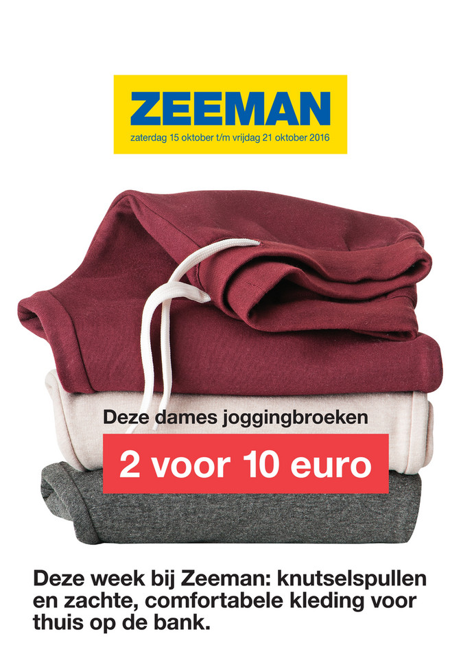 Zeeman folder van 13/10/2016 tot 21/10/2016 - Zeeman Folder