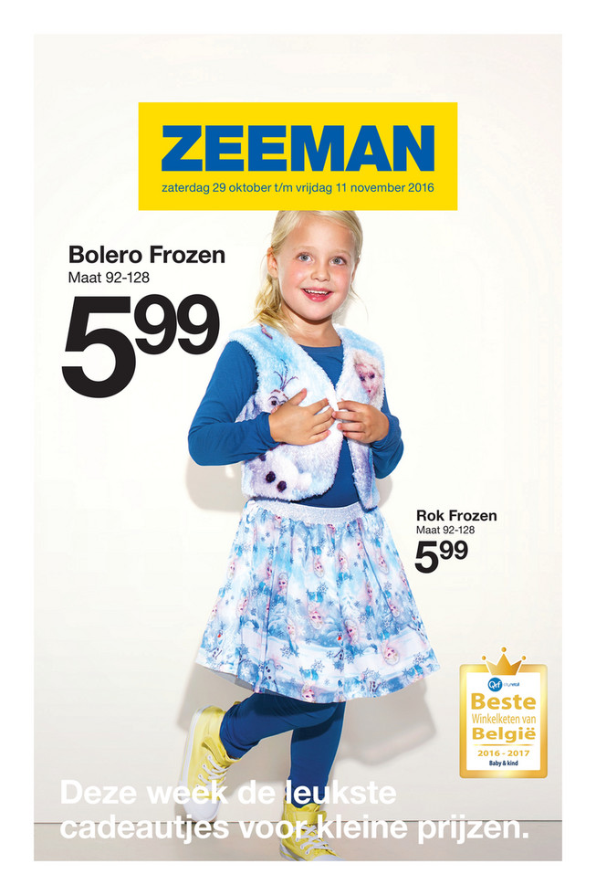 Zeeman folder van 29/10/2016 tot 11/11/2016 - Folder Zeeman