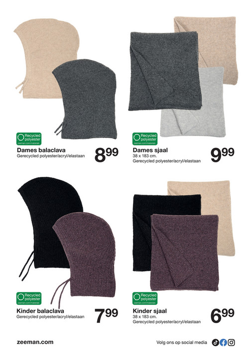 Dames balaclava