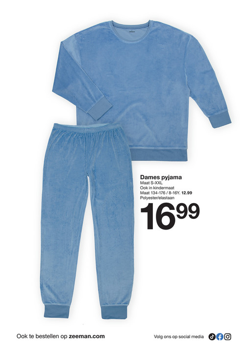 Dames pyjama