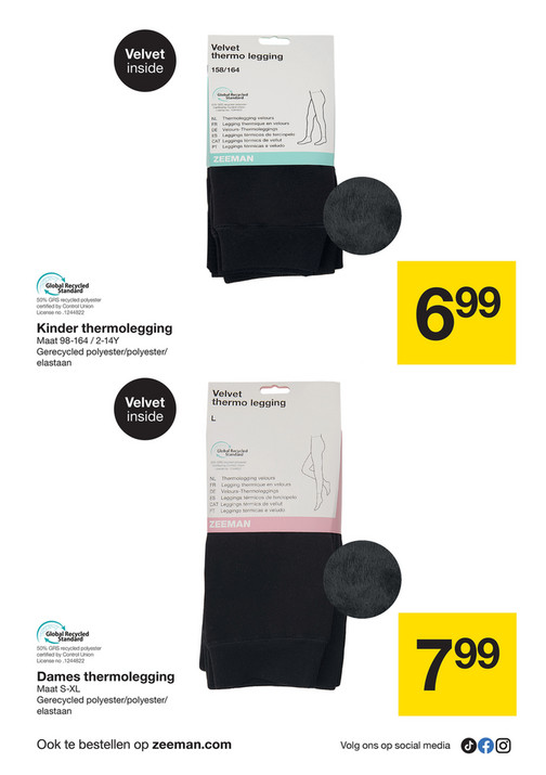 Kinder thermolegging