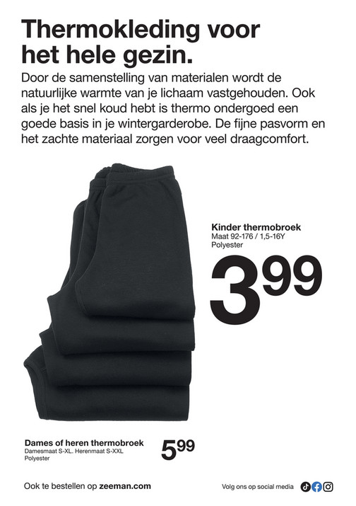Kinder thermobroek